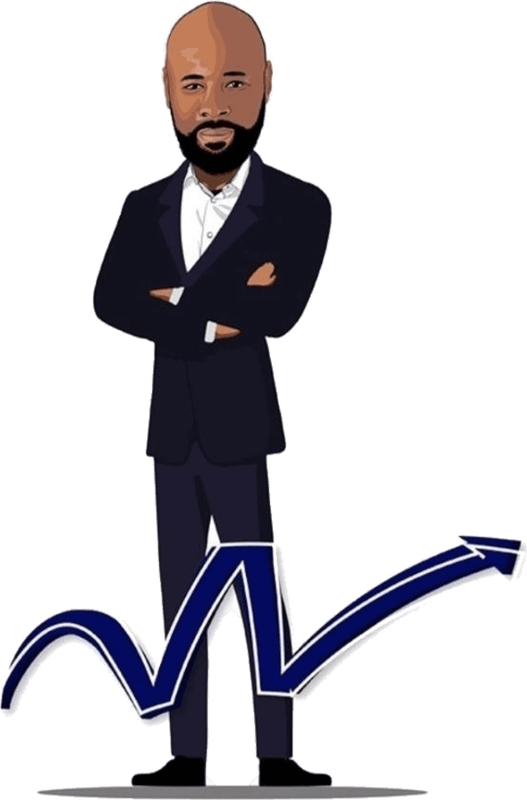 Lawrence Washington, drawn as on the company logo